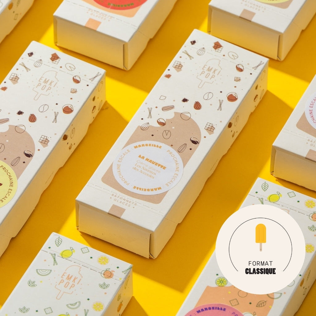Coffret de bâtonnets format classique (65g)